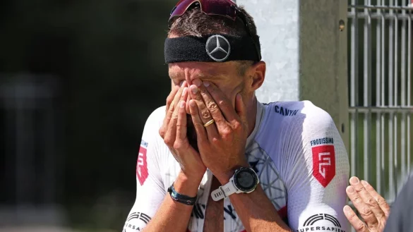 Muss seinen Start beim 70.3 im kalifornischen Oceanside absagen: Jan Frodeno. - © Daniel Karmann/dpa/Archivbild