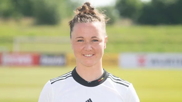 Reiste von den DFB-Frauen ab: Marina Hegering. - &copy; Sebastian Gollnow/dpa