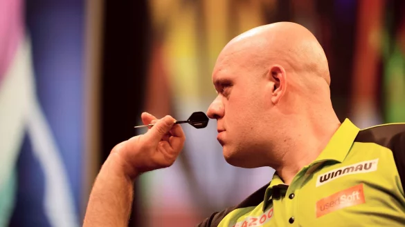 Fehlt bei der Darts-Team-WM: Michael van Gerwen. - &copy; Jean-Marc Wiesner/dpa