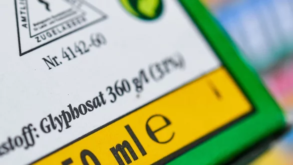 Ein Entwurf der EU-Kommission sieht eine Zulassungsverlängerung für Glyphosat um zehn Jahre vor. - © Patrick Pleul/zb/dpa