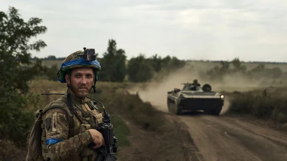 Die Region um Bachmut ist Schauplatz heftiger K&auml;mpfe. - &copy; LIBKOS/AP