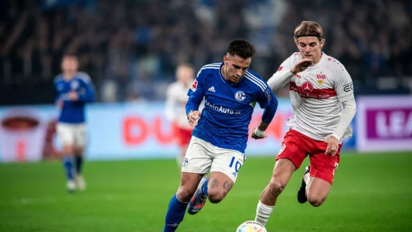 Schalkes Rodrigo Zalazar ist die Einladung von Dortmunds Oberb&uuml;rgermeister nicht wichtig. - &copy; Fabian Strauch/dpa