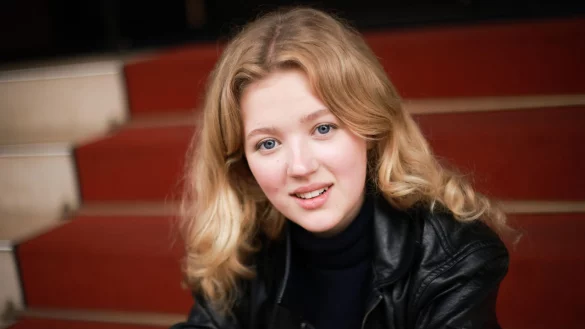 Schauspielerin Pauline Pollmann spielt im Cannes-Er&ouml;ffnungsfilm mit. - &copy; Christian Charisius/dpa