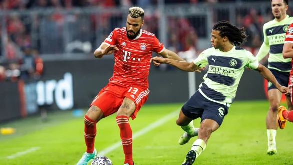 Der FC Bayern kann im Saisonendspurt wieder auf Stürmer Eric Maxim Choupo-Moting zurückgreifen. - © Matthias Balk/dpa
