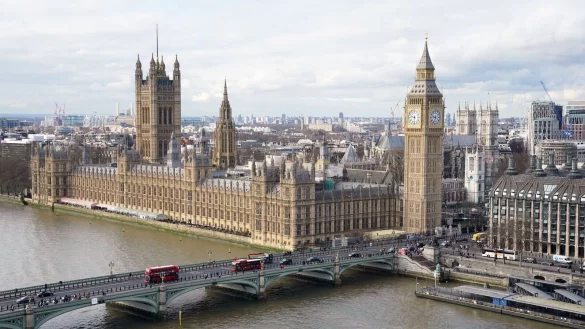 Möglicherweise könnte in der Zukunft ein Formel-1-Rennen in London stattfinden. - © Jonathan Brady/PA Wire/dpa