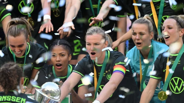 Im Achtelfinale des DFB-Pokals m&uuml;ssen die W&ouml;lfinnen gegen Bremen ran. - &copy; David Inderlied/dpa