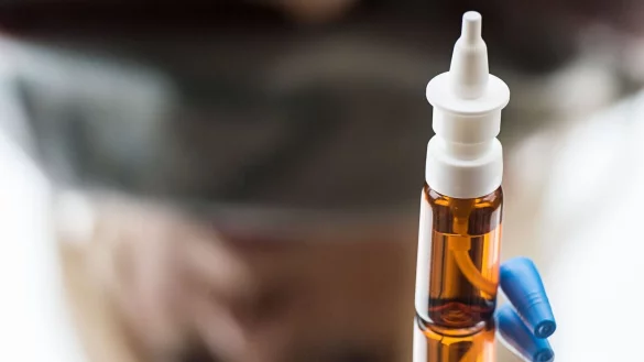 Im Tierversuch sehen Forscher bei einem selbst entwickelten Nasensprayimpfstoff Vorteile im Vergleich zu bisherigen Corona-Vakzinen. - &copy; picture alliance / dpa