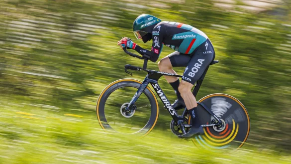 Nico Denz fuhr bei der Tour de Romandie einen starken Prolog. - &copy; Valentin Flauraud/KEYSTONE/dpa