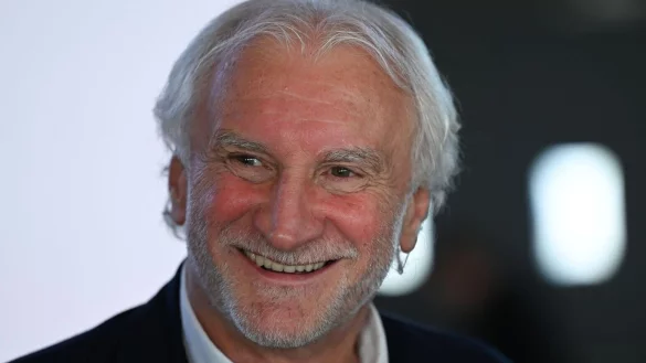 Rudi V&ouml;ller beim DFL-Neujahrsempfang in Offenbach. - &copy; Arne Dedert/dpa