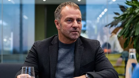 Bundestrainer Hansi Flick ist mit Blick auf die Heim-EM 2024 optimistisch. - &copy; Thomas Boecker/DFB/dpa