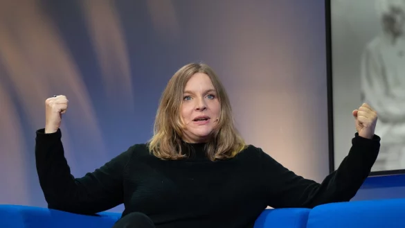 Judith Holofernes steht ein Preis als Textdichterin ins Haus. - &copy; Sebastian Gollnow/dpa