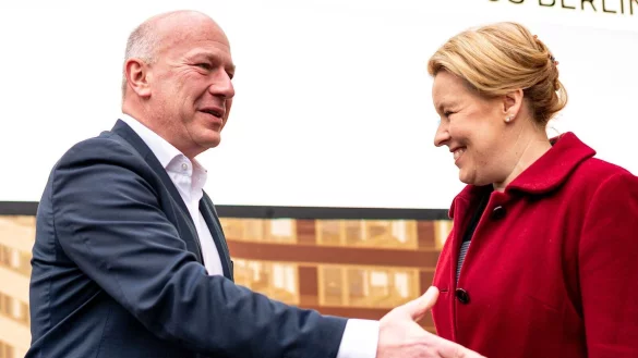 Die Berliner CDU will mit der SPD die Koalitionsverhandlungen starten. - &copy; Fabian Sommer/dpa