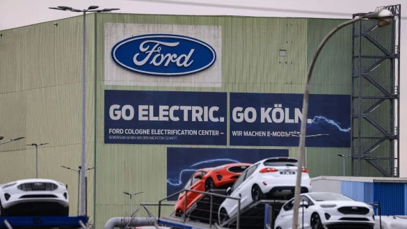 Ford ist im Umbruch, der Autokonzern schwenkte relativ sp&auml;t auf den Elektrokurs ein. - &copy; Oliver Berg/dpa