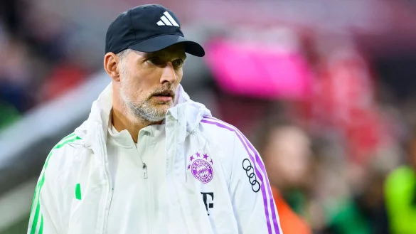 M&uuml;nchens Trainer Thomas Tuchel freut sich auf das Treffen mit Leverkusens Trainer Xabi Alonso. - &copy; Tom Weller/dpa