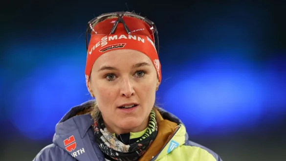 Sechste im Sprint in Slowenien: Denise Herrmann-Wick. - &copy; Friso Gentsch/dpa