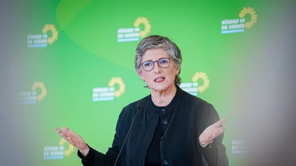Britta Ha&szlig;elmann, Fraktionsvorsitzende von B&uuml;ndnis 90/Die Gr&uuml;nen. - &copy; Kay Nietfeld/dpa