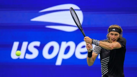 Alexander Zverev trifft im Viertelfinale bei den US Open auf Carlos Alcaraz. - © Javier Rojas/PI via ZUMA Press Wire/dpa