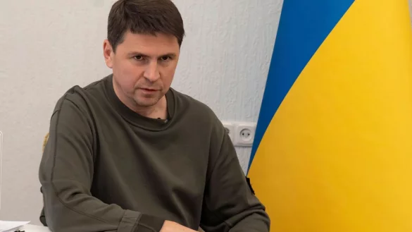 Der Berater des ukrainischen Pr&auml;sidenten Wolodymyr Selenskyj: Mychajlo Podoljak. - &copy; Nicolae Dumitrache/AP/dpa