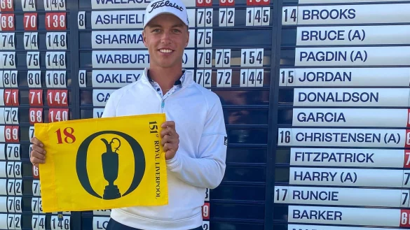 Golfer Tiger Christensen vom Hamburger Golf Club. - &copy; -/dpa