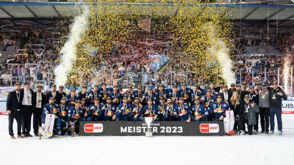 Der EHC Red Bull M&uuml;nchen will seinen Meistertitel verteidigen. - &copy; Ulrich Gamel/Kolbert-Press/dpa