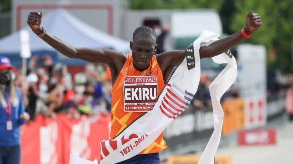 Droht eine zehnj&auml;hrige Dopingsperre: Titus Ekiru. - &copy; Emmanuele Ciancaglini/LaPresse via ZUMA Press/dpa