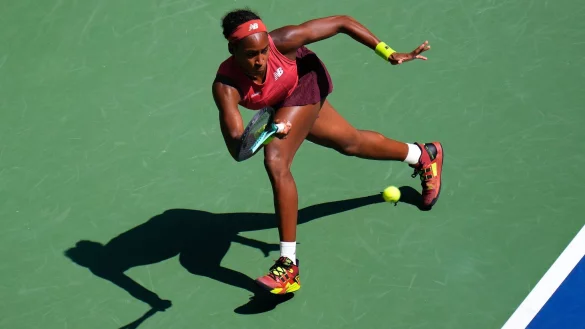 Steht im Halbfinale der US Open: Coco Gauff. - &copy; Manu Fernandez/AP/dpa