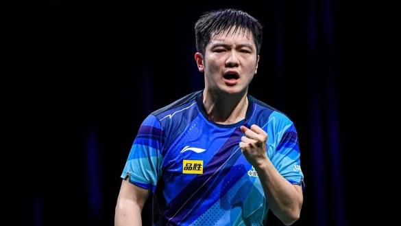 Verteidigte in Durban erfolgreich seinen WM-Titel: Fan Zhendong. - © Li Yahui/XinHua/dpa