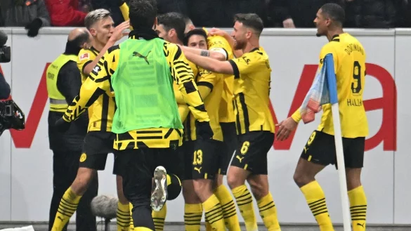 Der BVB feierte einen Last-Minute-Sieg bei Mainz 05. - &copy; Torsten Silz/dpa