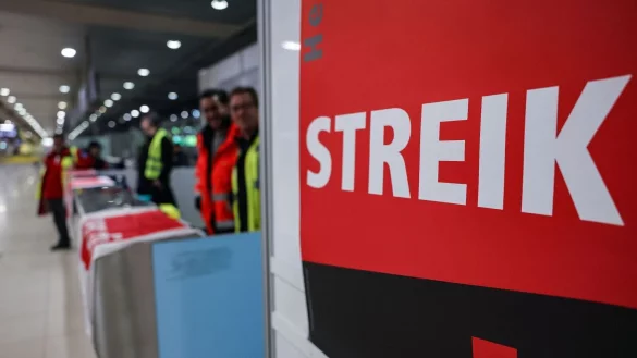 Am Montag soll in ganz Deutschland gestreikt werden. - &copy; Oliver Berg/dpa