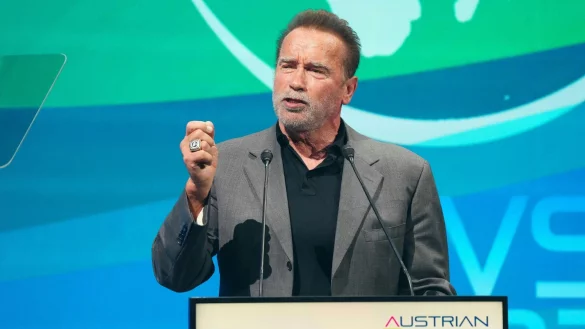 Ein bewegtes Leben, eine bewegte Karriere: Arnold Schwarzenegger. - &copy; Georg Hochmuth/APA/dpa