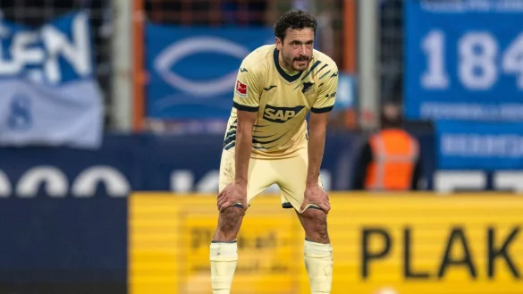 Droht gegen seinen Ex-Club BVB auszufallen: Hoffenheims Thomas Delaney. - &copy; David Inderlied/dpa