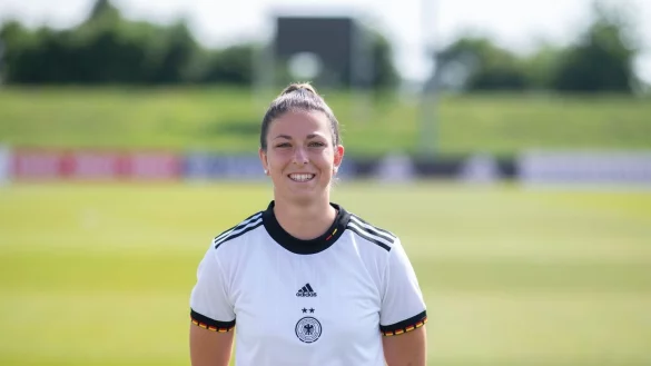 Wechselt nach Wolfsburg: Chantal Hagel. - &copy; Sebastian Gollnow/dpa