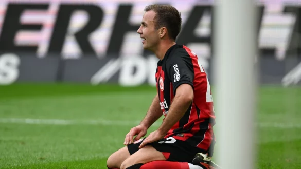 Spielt seit Sommer 2022 f&uuml;r Eintracht Frankfurt: Mario G&ouml;tze. - &copy; Arne Dedert/dpa