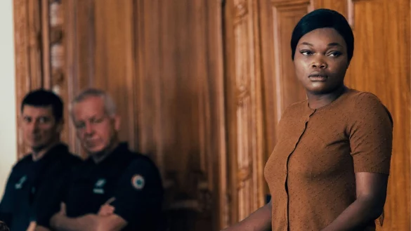 Guslagie Malanda als Laurence Coly im Drama &laquo;Saint Omer&raquo;. - &copy; --/Grandfilm/dpa