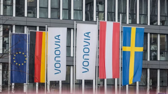 Die Unternehmenszentrale des Immobilienkonzerns Vonovia in Bochum. - © Bernd Thissen/dpa