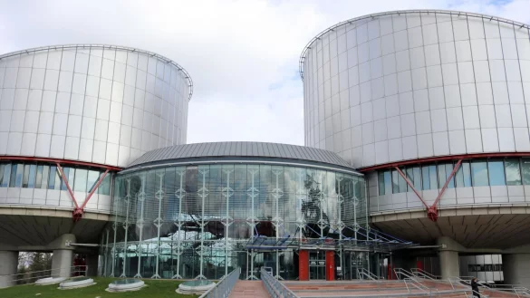 Vor dem Europ&auml;ischen Gerichtshof f&uuml;r Menschenrechte (EGMR) wird erstmals &uuml;ber staatliche Ma&szlig;nahmen gegen den Klimawandel verhandelt. - &copy; Violetta Kuhn/dpa