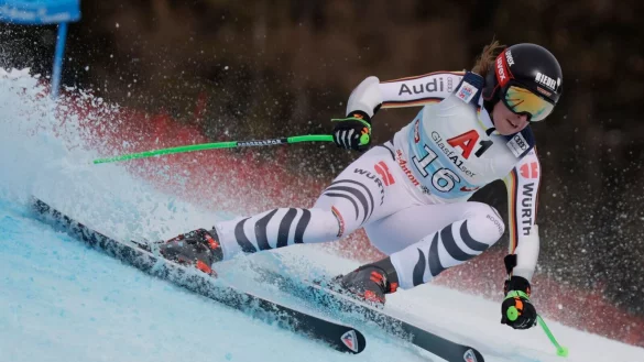 Skirennfahrerin Kira Weidle verpasste in St. Anton die Top Ten. - &copy; Giovanni Maria Pizzato/AP/dpa