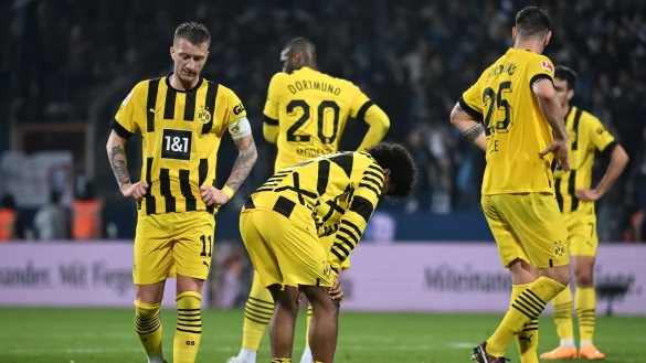 Der BVB kassierte im Titelrennen einen herben R&uuml;ckschlag. - &copy; Federico Gambarini/dpa