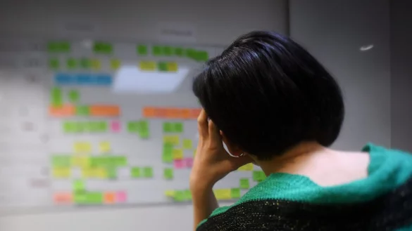 Stress kann das Herz aus dem Takt bringen. - &copy; Antti Aimo-Koivisto/Lehtikuva/dpa