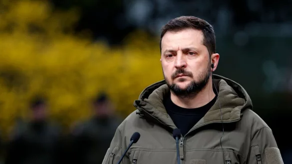 Die USA sollen auch ihn ausspioniert haben: Der ukrainische Pr&auml;sident Wolodymyr Selenskyj. - &copy; Michal Dyjuk/AP/dpa