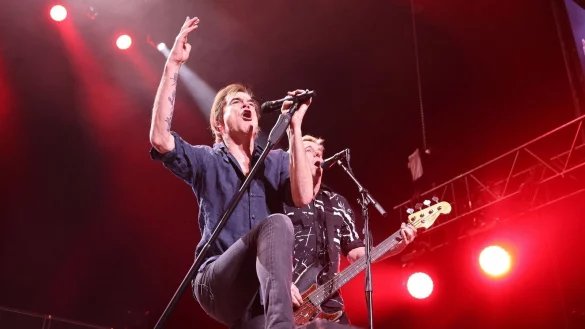 Tote-Hose-Frontman Campino beim Benefizkonzert unter dem Motto &laquo;Drei Akkorde f&uuml;r deine Spende!&raquo; - &copy; David Young/dpa