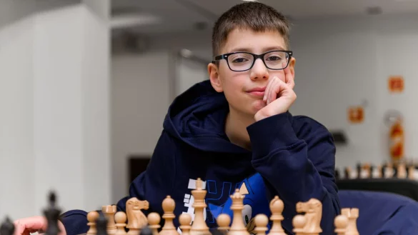 Der elfj&auml;hrige Hussain Besou ist der bislang j&uuml;ngste deutsche Nationalspieler. - &copy; Antonio Pavela/dpa