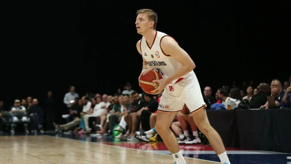 Hatte sich im Test gegen Griechenland verletzt: Justus Hollatz. - &copy; Matthias Stickel/dpa