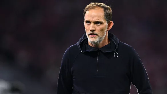 Bayerns Trainer Thomas Tuchel vor dem Spiel. - &copy; Tom Weller/dpa