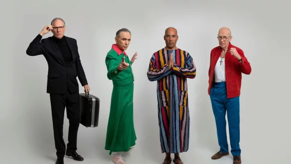 Sean Read (l-r), Kevin Rowland, Mike Timothy und Jim Paterson von der britischen Band Dexys. - &copy; Sandra Vijandi/Snowhite PR/dpa