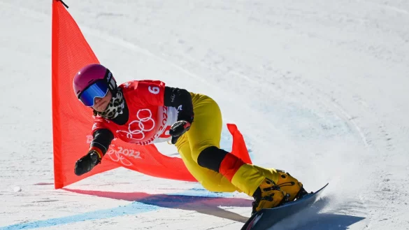 Snowboarderin Ramona Hofmeister fuhr bei der WM im Parallel-Slalom nur auf den vierten Platz. - &copy; Angelika Warmuth/dpa