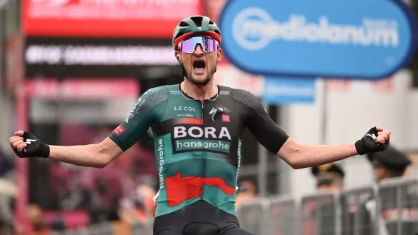 Nico Denz gewann beim Giro bislang zwei Etappen. - &copy; Massimo Paolone/LaPresse via ZUMA Press/dpa