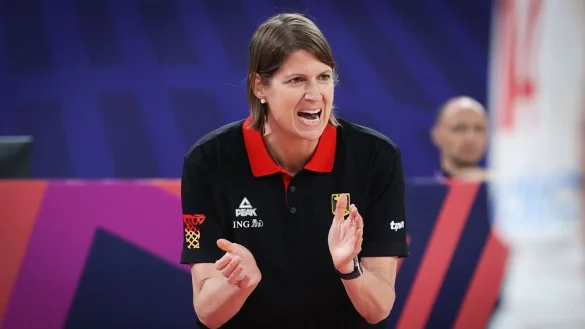 Richtet nach dem EM-Aus den Blick wieder nach vorne: Lisa Thomaidis. - &copy; Virginie Lefour/belga/dpa