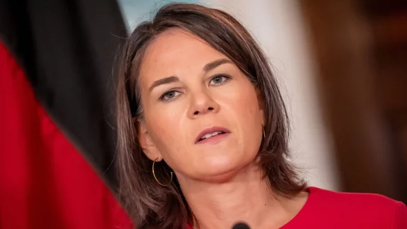 Annalena Baerbock befindet sich zu Besuch in den USA. - &copy; Michael Kappeler/dpa