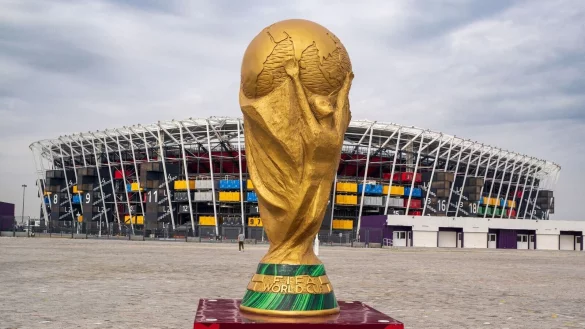 In Katar wurde die Fu&szlig;ball-Weltmeisterschaft 2022 aufgetragen. - &copy; Peter Kneffel/dpa